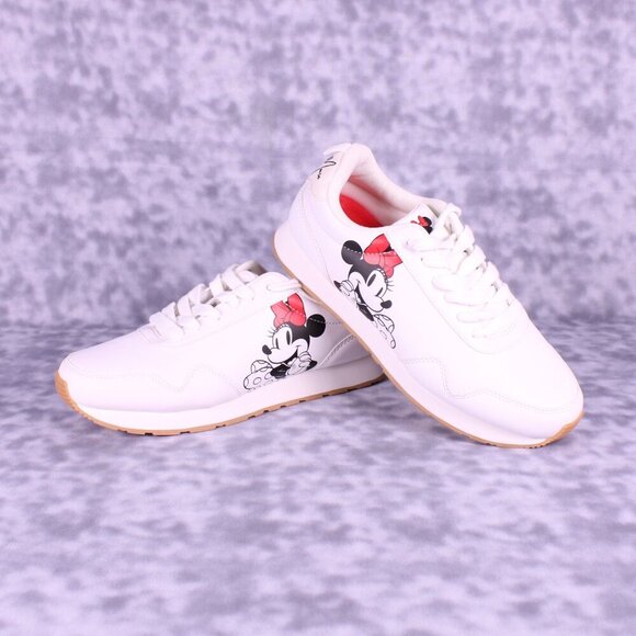 Disney Minnie Mouse Tennis Shoes Womens White  Size 9 - Picture 1 of 7